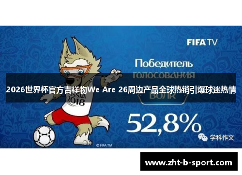 2026世界杯官方吉祥物We Are 26周边产品全球热销引爆球迷热情